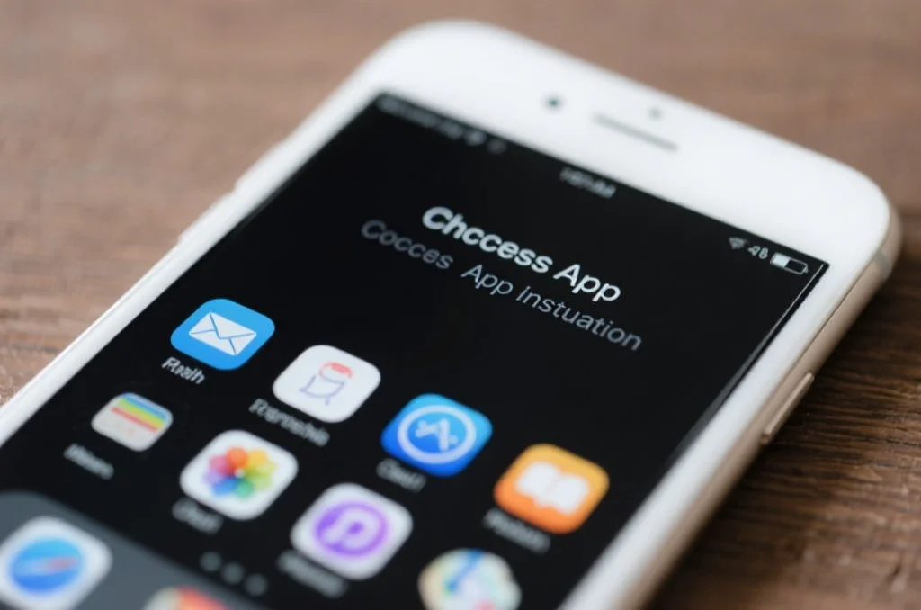 新航App成功安装并运行的智能手机界面